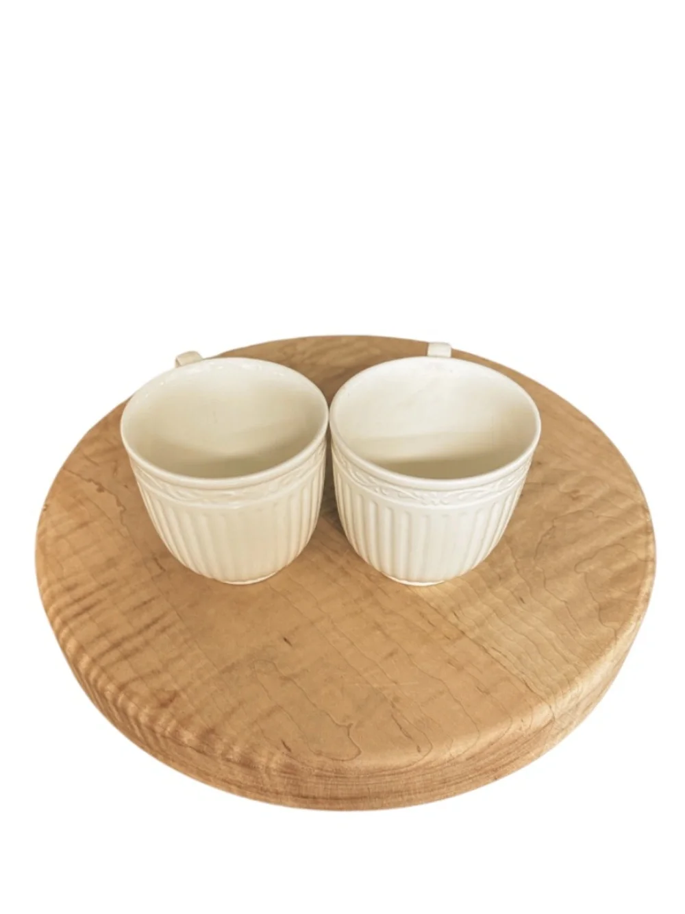 Mikasa Italian Countryside DD900 Coffee Mugs Set of 2 White Stoneware